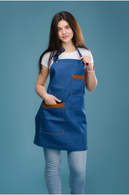 Фартух для Офіціанта "Den-blue"