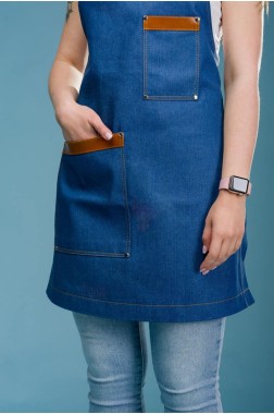 Фартух для Офіціанта "Den-blue"