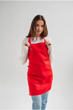 Фартух для офіціанта "Basic-red"