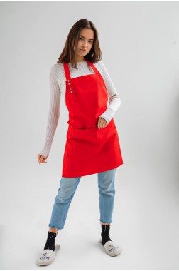 Фартух для офіціанта "Basic-red"