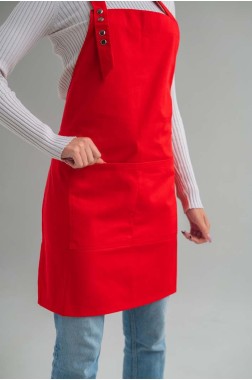 Фартух для офіціанта "Basic-red"