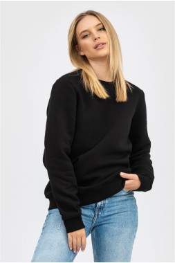 Світшот жіночий чорний "Basic-black"