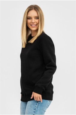 Світшот жіночий чорний "Basic-black"