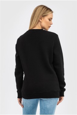 Світшот жіночий чорний "Basic-black"