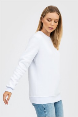 Світшот жіночий білий "Basic-white"