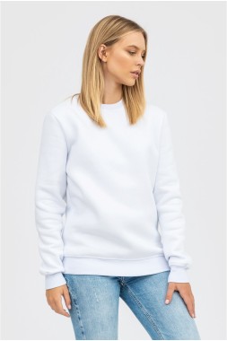 Світшот жіночий білий "Basic-white"