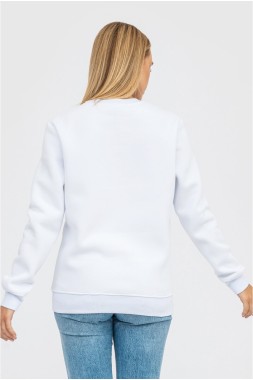 Світшот жіночий білий "Basic-white"