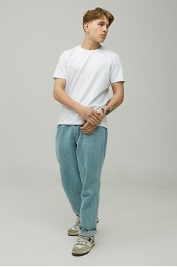 Футболка чоловіча базова "Premium-white"