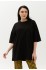 Оверсайз футболка жіноча "Oversize-black"