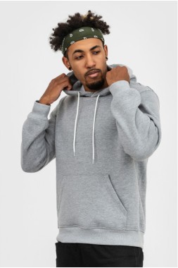 Толстовка чоловіча сіра "Premium-melange"