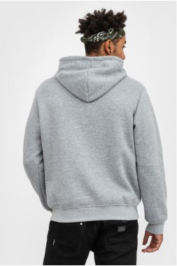 Толстовка чоловіча сіра "Premium-melange"
