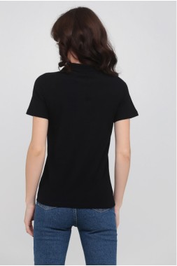 Жіноча футболка поло "Premium-black"