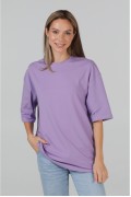 Оверсайз футболка жіноча "Oversize-purple"